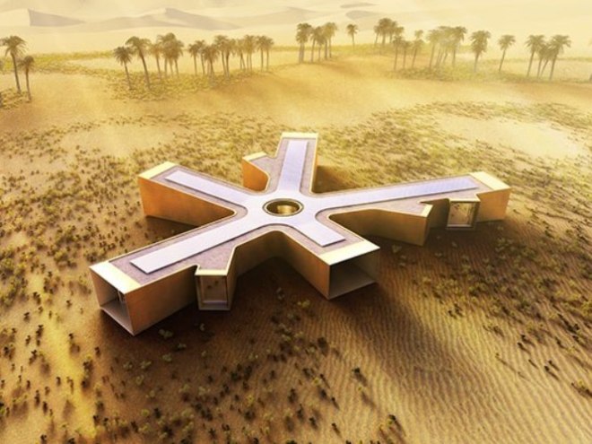 UAE builds solar powered retreat