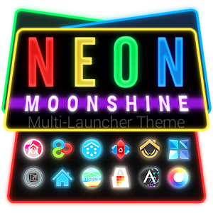 NEON Moonshine Launcher Theme v1.02