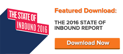 get the free 2016 state of inbound report