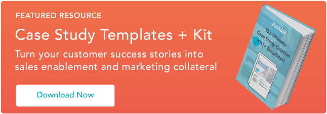 case study creation kit - guide + template